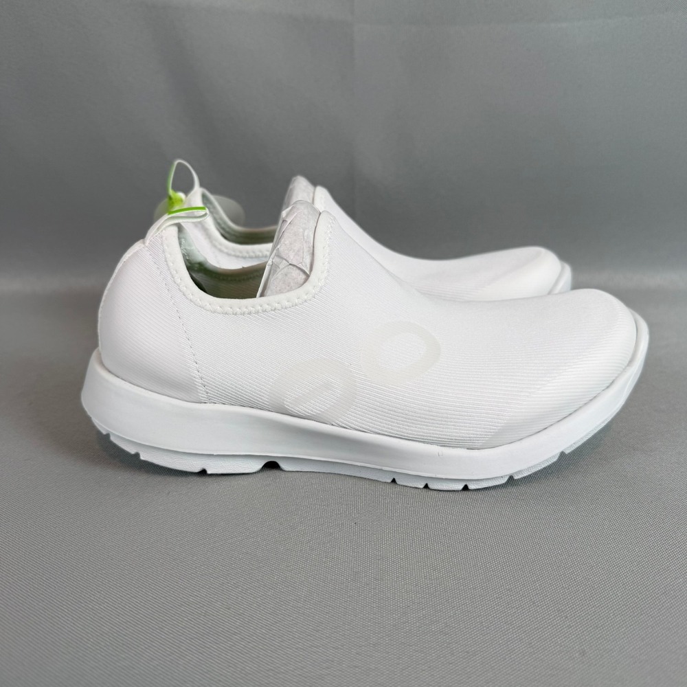 Oofos OOmg Sport Sneakers Womens 7 White Slip-On Light Walking Shoes Trainer NIB - Picture 5 of 8